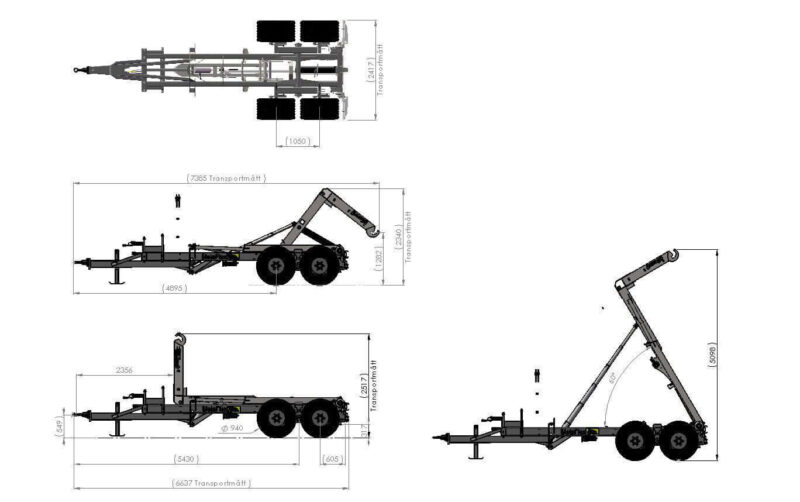 MetaFlex45 kraanakinnitus HIAB-tüüpi kraanale, 500/50x17 - Image 4