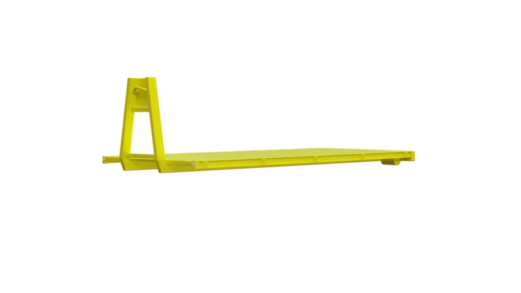 Masinate konteinerplatvorm rullikutega L6000 W2550