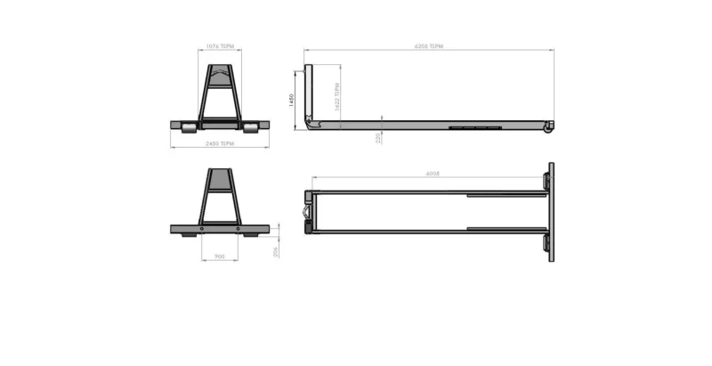 Konksliftkonteineri raam 220 × 80 - Image 4