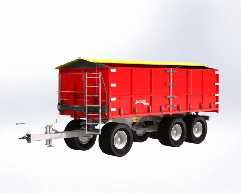 OL60 drop-down konteinerhaagis L6000 H1500 W2550 21 m³
