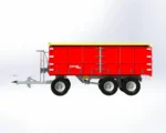 OL60 drop-down konteinerhaagis L6000 H1500 W2550 21 m³ - Pilt 2