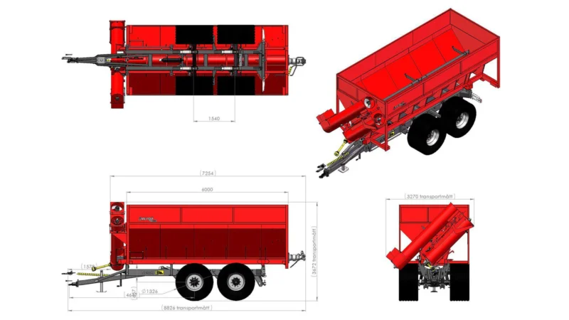 MQ60 Grain Chaser L6000 H2000 W2600 24 m³ - Image 4