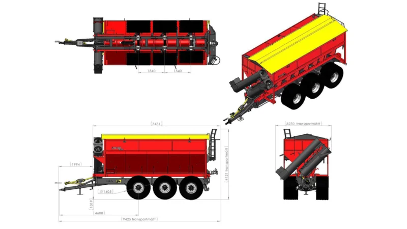 MQ75 Grain Chaser L6000 H2000 W2600 24 m³ - Image 4
