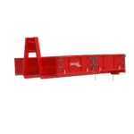 Avatavate külgedega konksliftkonteiner, L4165 × H600 × W2550, 6,1 m³