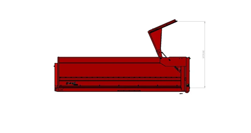 Eucon viljakonteiner L7500 H1750 W2550 31 m³ - Image 5