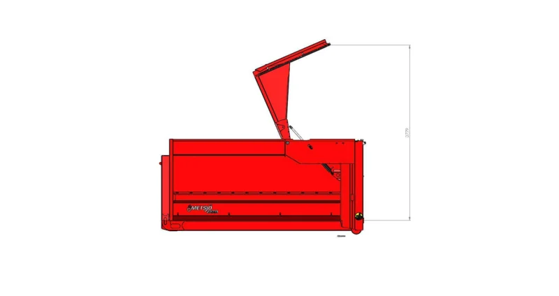 Eucon viljakonteiner L4165 H1750 W2550 17,5 m³ - Image 4