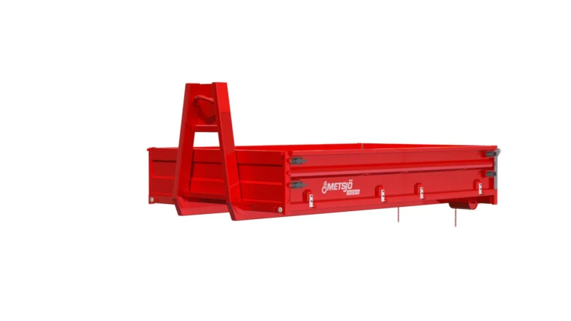Avatavate külgedega konksliftkonteiner L4165 H600 W2550 6,1 m³
