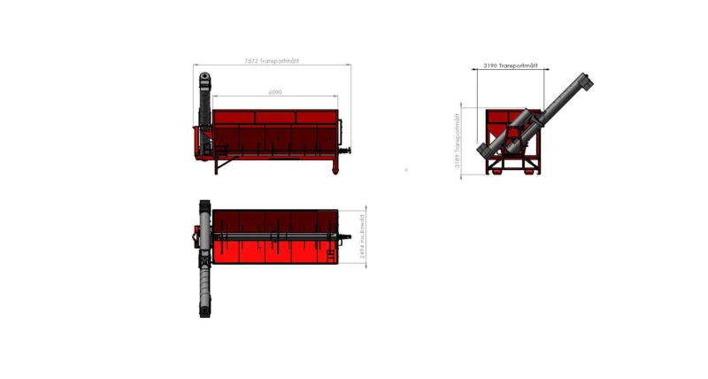 Viljakonteiner Grain Chaser L6000 H2000 W2550 24 m³ - Image 4