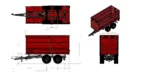 MQ60 Silohaagis L6000 H2500 W2550 35 m³ - Pilt 4