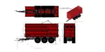 MQ75 Grain + Grass L7500 H3000 W2550 52 m³ - Pilt 4