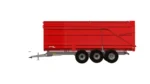 MQ95 3-teljeline silo- ja maisihaagis L9500 H3000 W2550 66m³ - Pilt 3