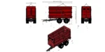 MQ60 Grain + Grass trailer L6000 H3000 W2550 41,5 m³ - Pilt 4