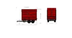 MetaE11 GF+sarg L4165 H3000 W2550 28,8 m³ - Pilt 5