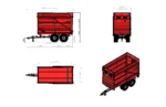 MQ51 Silage+Extension L5050 H3000 W2550 34,5 m³ - Pilt 4