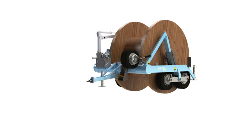 Olympia kaablitrumli transpordihaagis 20 t, pendelvedrustusega