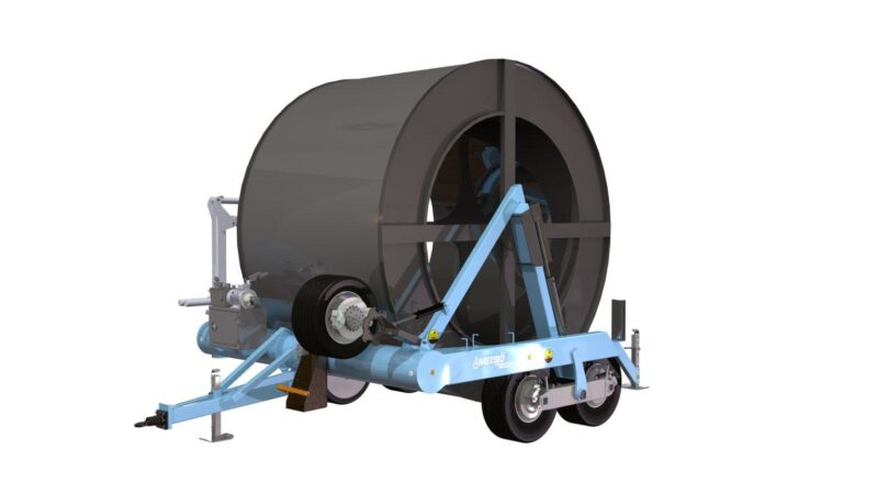 Olympia kaablitrumli transpordihaagis, 20-tonnine, pendelvedrustusega