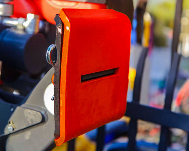 Protective plates for support legs