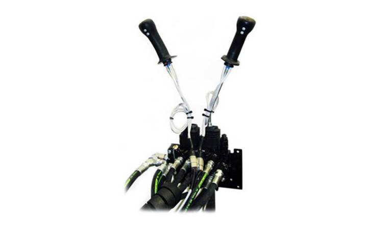 Light-weight Ventiiliplokk, 2-lever, el. On-Off